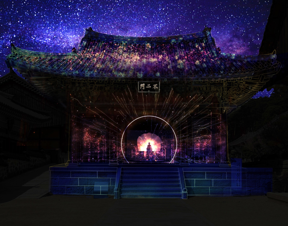 통도사 미디어아트 01