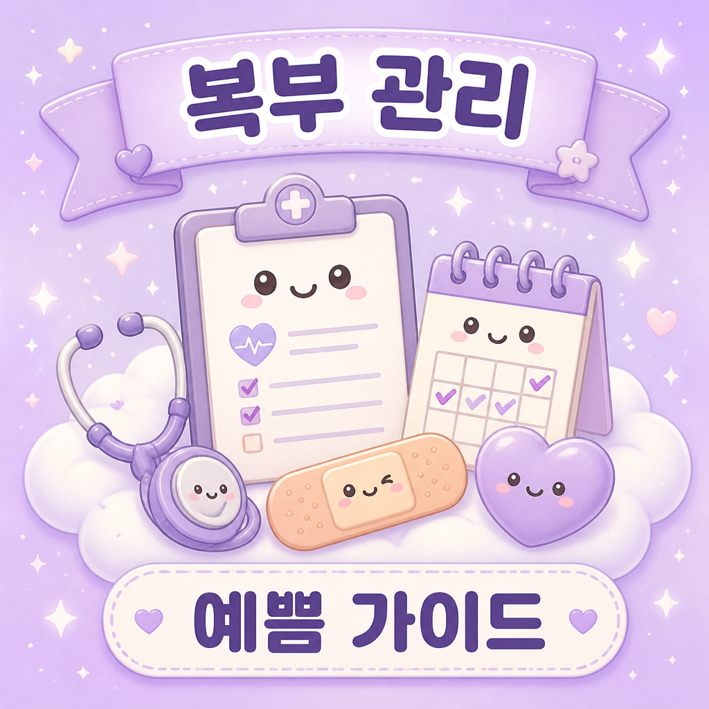 복부지방흡입 종류와 비용·회복 안내 일러스트