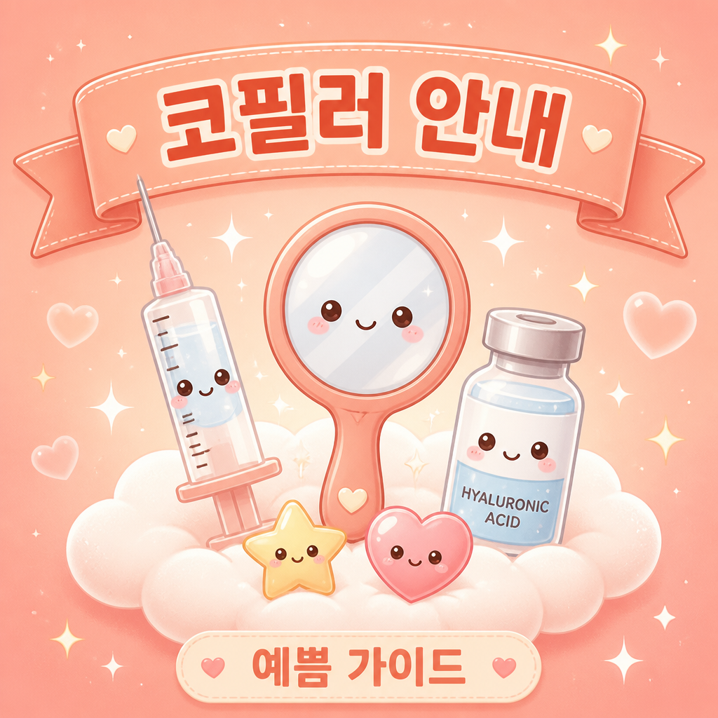 코필러 종류와 효과·부작용·비용 안내 일러스트
