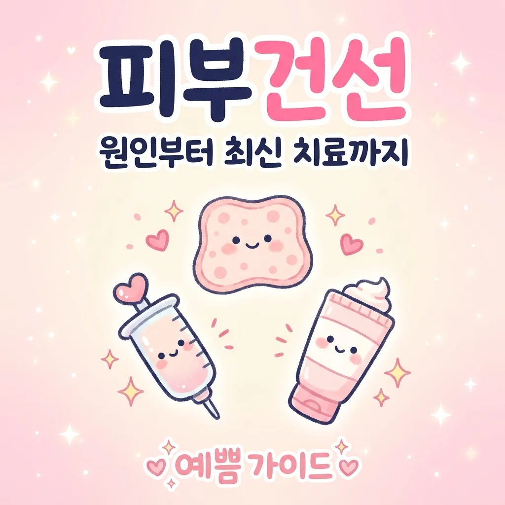 피부건선 핵심 정리 카와이 인포그래픽