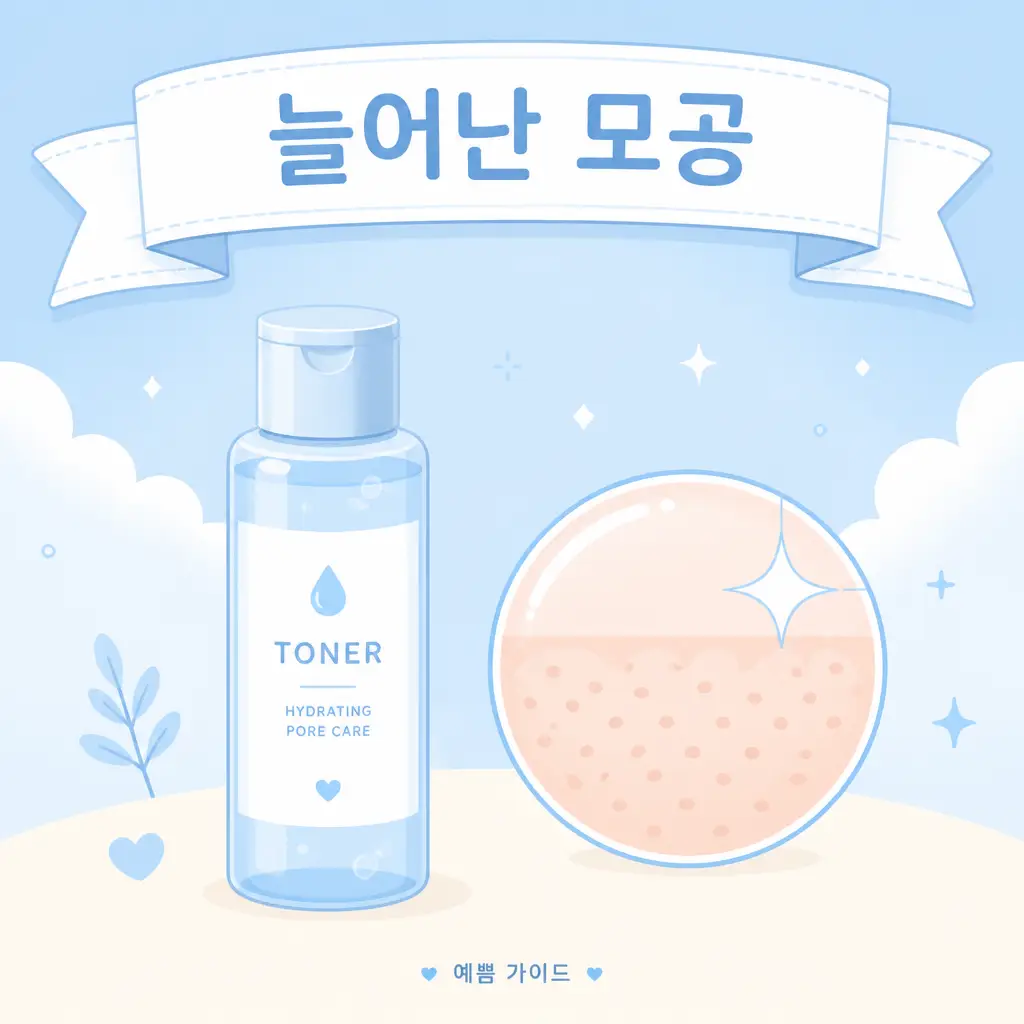 늘어난 모공 원인과 축소 관리법 안내