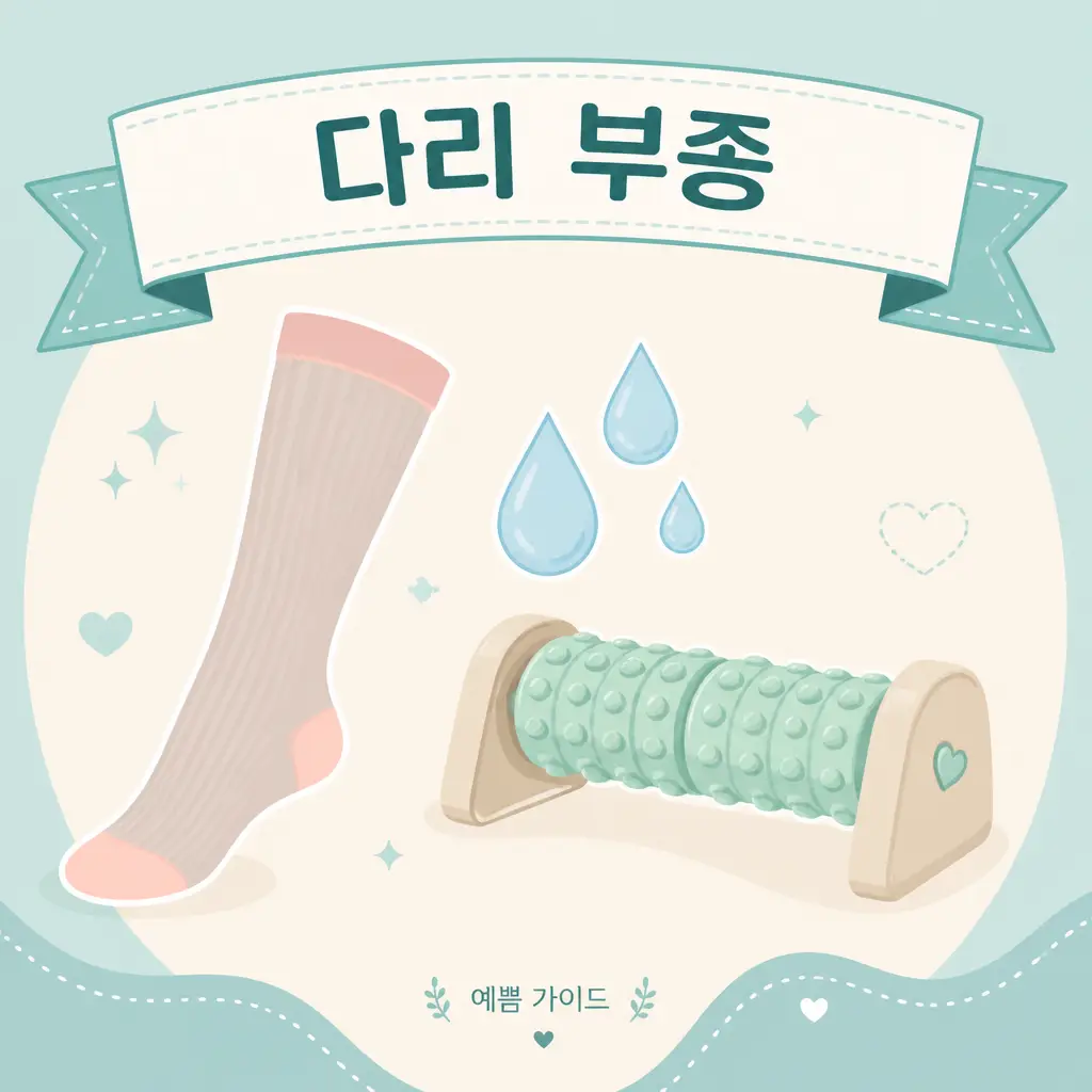다리 부종 원인과 관리법 안내