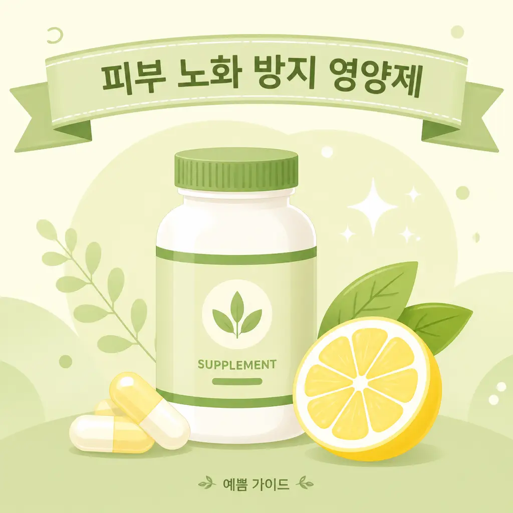 피부 노화 방지 영양제 항산화 성분 안내