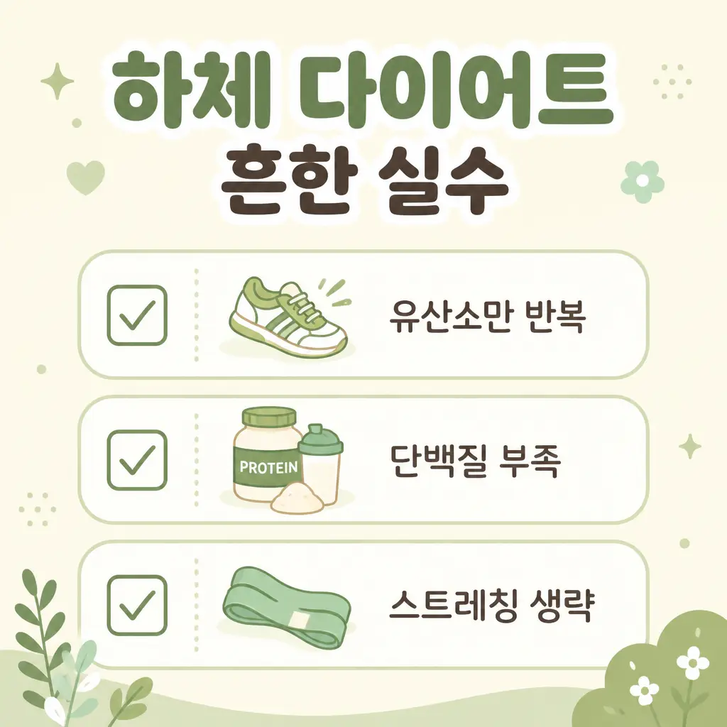 하체 다이어트 흔한 실수 하체 다이어트 흔한 실수