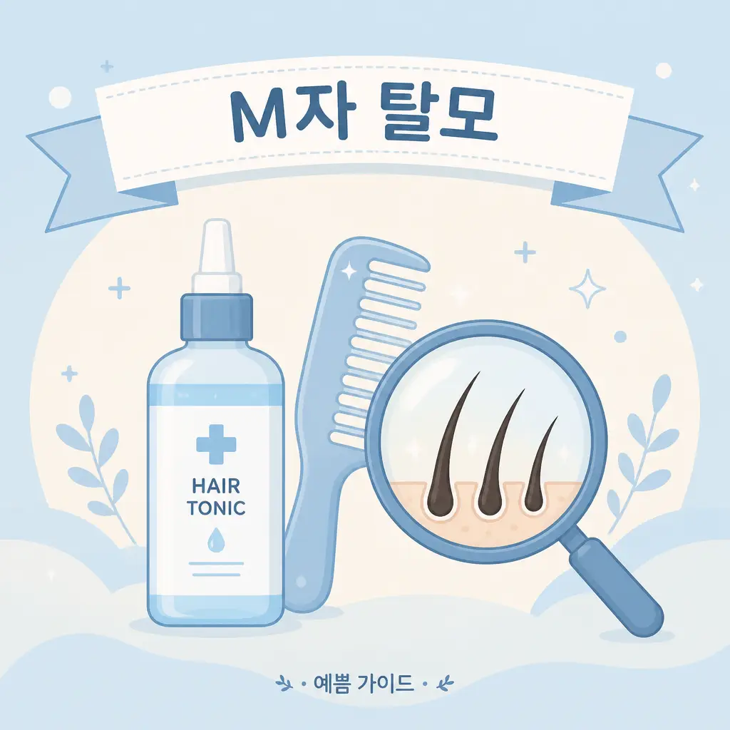 M자 탈모 치료법과 6개월 관리 타임라인 안내